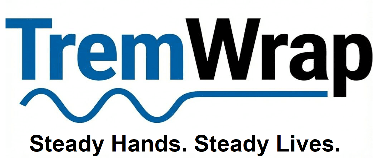 TremWrap logo with the line Steady Hands. Steady Lives.
